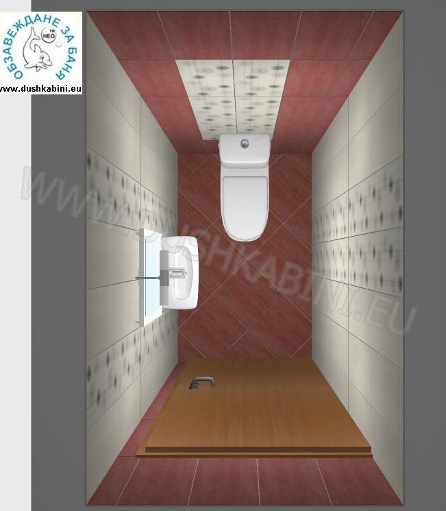 3D проект WC Карапа Canapa Баня НЕО